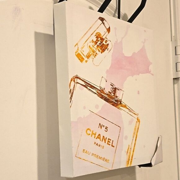 At Home Chanel No 5 Canvas Wall Decor - Picture 4 of 5